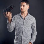 man, model, beard, pose, expensive, photoshoot, fashion, modeling, posing, male, person, portrait, cámara, guapo, latino, orgullo, gray, monocromático, people, autoestima, posturas, estilo, mirada, hombre gay
